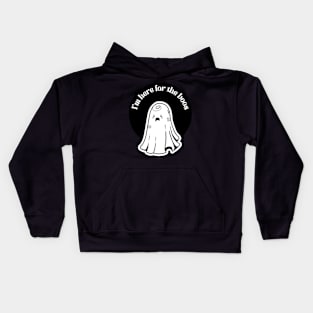 i'm here for the boos Kids Hoodie